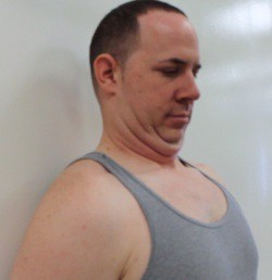 double chin exercise for neck pain